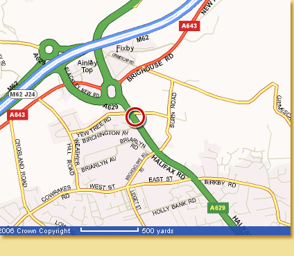 Location map for Tamanna's click for directions courtesy of Multimap